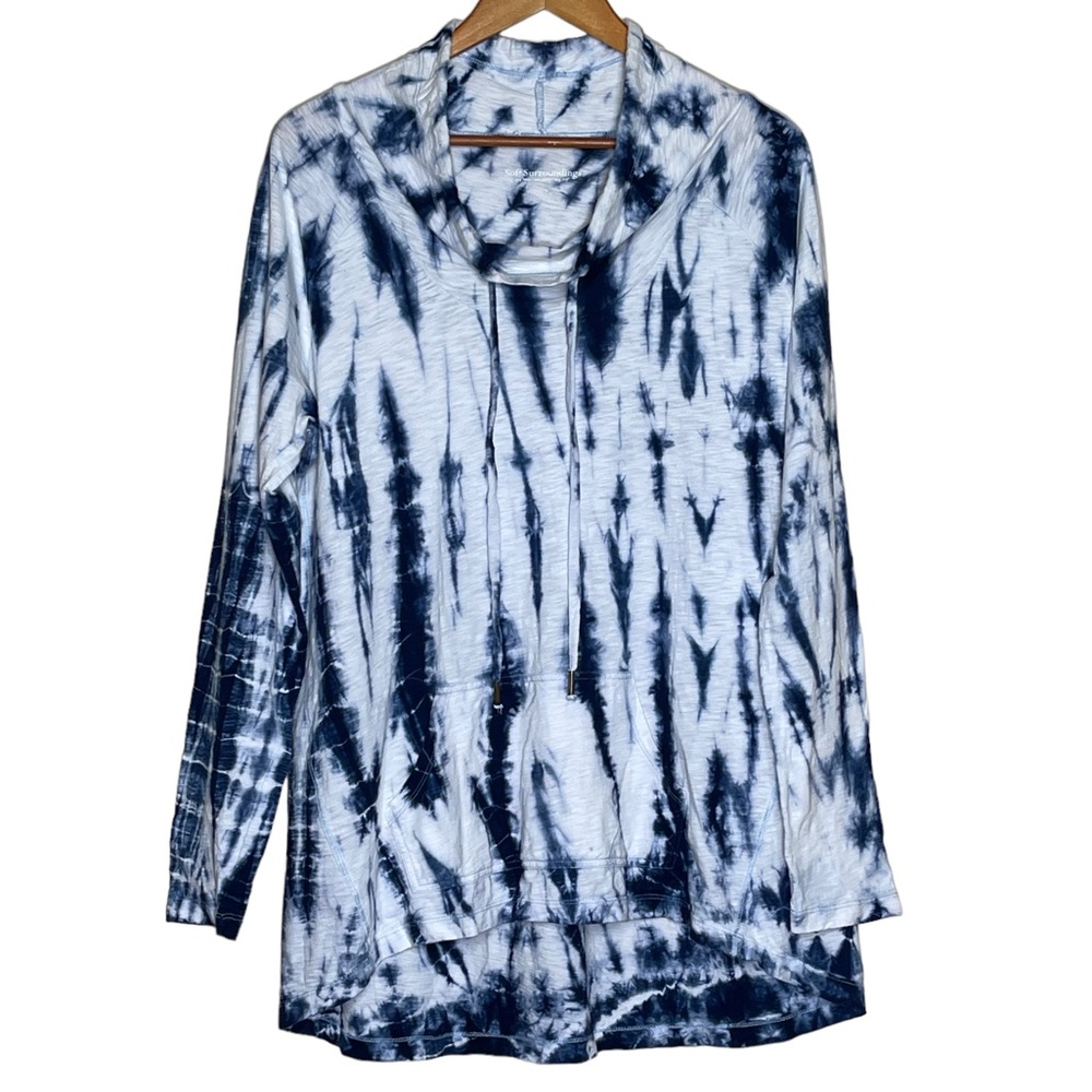 Soft Surroundings Tie-Dye Size Medium Long Sleeve Top